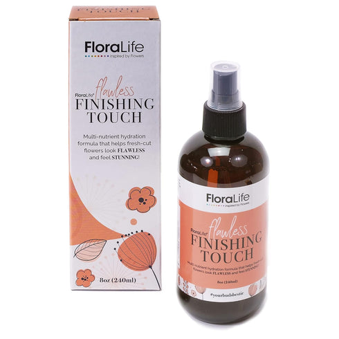 FloraLife Finishing Touch - Hydrating Multi-Nutrient Formula Spray for Fresh-Cut Flowers - 8oz...