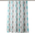 Lush Decor Mid Century Geo Shower Curtain, 72" x 72", Blue & Gray...