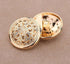 10PCS Clothes Button - Retro Hollow Sewing Button Shank Round Shaped Metal Button Set for Men Women Blazer, Coat, Uniform, Shirt, Suit and Jacket ...