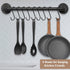 30 Pack Heavy Duty S Hooks Black Steel S Shaped Hooks for Hanging Jeans Pans Pots Plants Bags Towels Kitchen Closet Hooks Hanger, Large 3.5 inch...