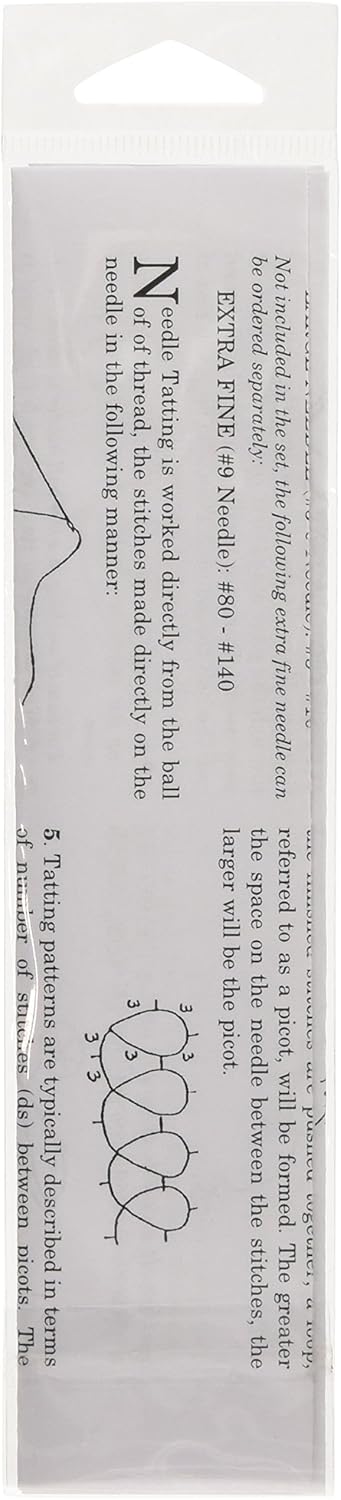 Lacis LB68 Tatting Needle Set, 3-Pack...