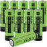 iMah 10-Pack AA Rechargeable Batteries for Solar Lights 1.2V 1300mAh Ni-MH, Also Work with Garden Lamps, Remotes, Mice and Other Household Devices...