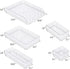 acDesign 5-Piece Stackable Clear Drawer Organizer Set, 5-Size Vanity Drawer Organizers, Plastic Desk Drawer Organizer Trays for Bedroom, Kitchen, ...