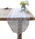 Tinsow 2 Pack Cotton Crochet Lace Rectangular Table Runner Dresser Scarf Doilies (Style A-2)...