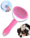 Self Cleaning Slicker Brush for Dog Brush & Cat Brush- Slicker Pet Grooming Brush- Shedding Grooming Tools. Brush for Pet (pink)...