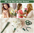 Floral Tape and Floral Wire, Paxcoo Floral Arrangement Kit with Green Floral Tape and Floral Wire, Boutonniere Flower pin, Wire Cutter for Wreath ...