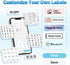 Label Makers, Label Maker Machine with Tape, Portable Bluetooth Label Printer with Little Space, Inkless Thermal Label Maker for Family School, Mi...