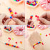 Hicarer Hearts Pony Beads Star Beads Large Hole Multi Color Acrylic Bracelet Kawaii Rainbow Necklace for Christmas Valentine's Jewelry Making Craf...
