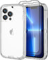 for iPhone 13 Pro Max 6.7" Heavy Duty Protection Case with 2 Screen Protector, Military Grade Drop Protective Shockproof Phone Case (Crystal Clear...