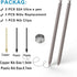 2 Pack Galaxy S24 Ultra Stylus Replacement for Samsung Galaxy S24 Ultra 5G S Pen, Galaxy S24 Ultra S Pen without Bluetooth + Tweezer + Metal Nibs ...
