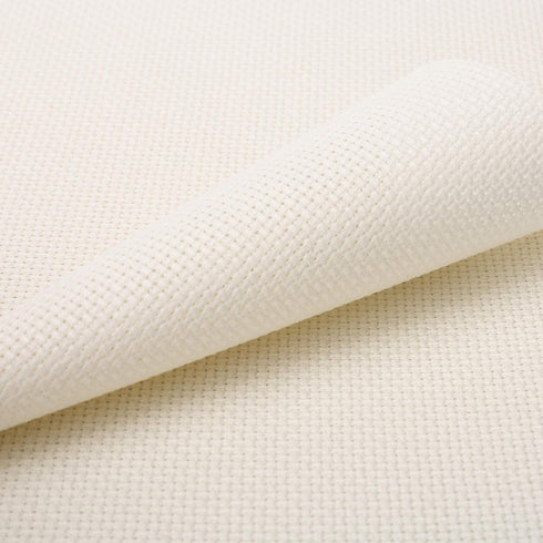 Aida Cloth 14 Count Cross Stitch Fabric,19×28inch (14CT, Off White)...