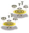 DESCO 09864 (Pack of 2) Universal SNAP MOUNTING KIT...