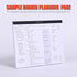 Weekly Meal Planner with Recipes and Grocery List Magnetic Notepad For Fridge - 8.5x11'' Menu Planning Pad With 54 Sheets Tear Off Shopping List F...