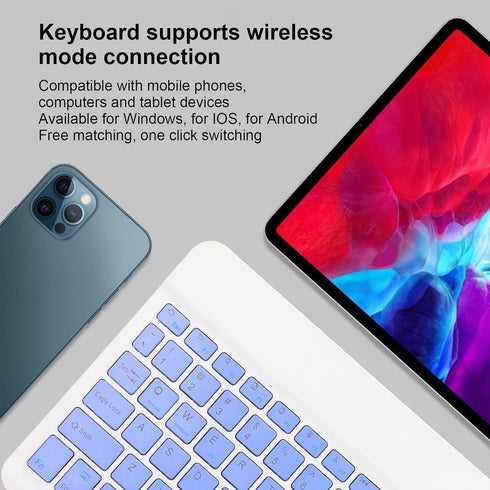 Keyboard and Mouse,Ultra Slim Bluetooth Keyboard and Mouse Combo Rechargeable Portable Keyboard Mouse Set for Laptop PC Cellphone(for)...