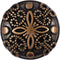 Bezelry 12 Pieces Flower Carvings Metal Shank Buttons. 18mm (11/16 inch) (Antique Copper)...