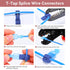 200PCS/100 Pairs T-Tap Quick Splice Disconnect Wire Terminals Spade Wire Connectors Bule 16-14 AWG Male Female Fully Insulated Electrical Automoti...