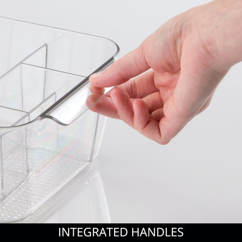 iDesign Makeup Organizer for Countertop - Storage for Cosmetics and Toiletries - Clear - Made in USA...