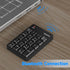 MOFII Bluetooth 5.1 Number Pad Wireless Numeric Keypad Silent 19 Keys USB Keypads, Portable Financial Accounting Numpad 10 Key for Laptop/Notebook...
