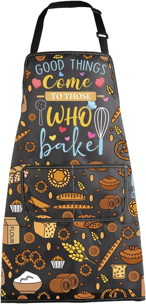 MBMSO Baking Apron the Secret Ingredient is Always Love Apron Baker Gifts Baking Cooking Gifts for Bake Lover Kitchen Apron...