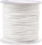 Mandala Crafts Nylon Satin Cord - 1mm Nylon Cord for Jewelry Making Beading - 109 Yds Braided Nylon Satin String White Nylon String for Bracelets ...