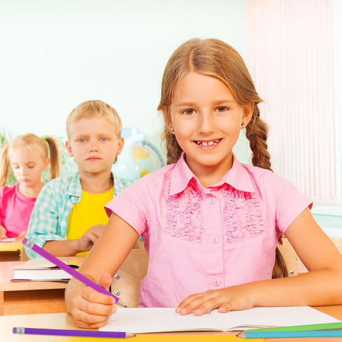 Whaline 48Pcs Colorful Pencils with Erasers Rainbow Color Wooden Pencils Unsharpened Writing Drawing Pencils for School Company Office Stationery ...