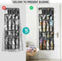 Over Door Shoe Organizer, Door Shoe Rack - 28 Extra Large Mesh Pocket Over The Door Shoe Organizer,Hanging Shoe Organizer, Black...