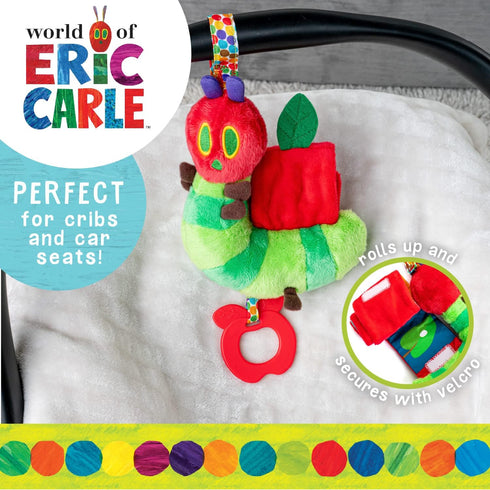KIDS PREFERRED World of Eric Carle The Very Hungry Caterpillar Roll Out Activity Toy with Teether, Multicolor (55734)...