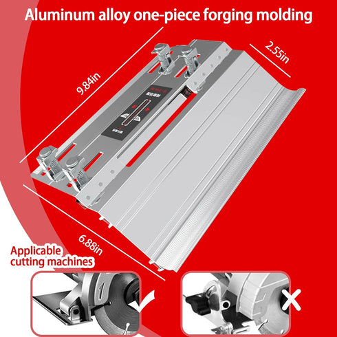 45 Degree Tile Chamfering Tool - Aluminum Alloy, Sturdy & Durable Ceramic Tile Cutter for Precise Angled Cuts & Chamfers Tiling 45 Degree Angle Cu...