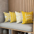 YCOLL Pillow Covers 18x18 Set of 4, Modern Sofa Throw Pillow Cover, Decorative Home Outdoor Linen Fabric Geometric Pillow Case for Couch Bed Car, ...
