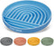 RICHIE Slow Feed Dog Bowl, Anti-Gulping, Durable Silicone, Safe for Small to Large Breeds, Blue...