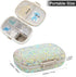 Soleebee Portable 8 Compartments Daily Pill Organizer, Bling Crystal Diamond Pill Box, Small Travel Pill Case, Pill Dispenser, Medicine Container ...