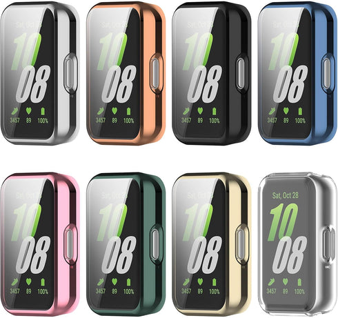 8Pack Screen Protector Compatible with Samsung Galaxy Fit 3 SM-R390 Cases ( Not for Galaxy Fit2/Galaxy Fit) Smartwatch Covers Scratched Resistant ...