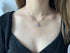 4 Pieces Fashion Shiny Square Zircon Crystal Pendant Necklace Earring Ring Jewelry Set for Women Wedding Party Prom Holiday Gifts...