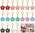 SUNNYCLUE 1 Box 50Pcs Stitch Markers Crochet Stitch Marker Enamel Sakura Flower Charms Knitting & Crochet Notions Clip On Removable Lobster Clasp ...