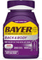 Bayer Extra Strength 500mg Aspirin Plus Caffeine for Powerful Pain Relief, 200 Coated Caplets...