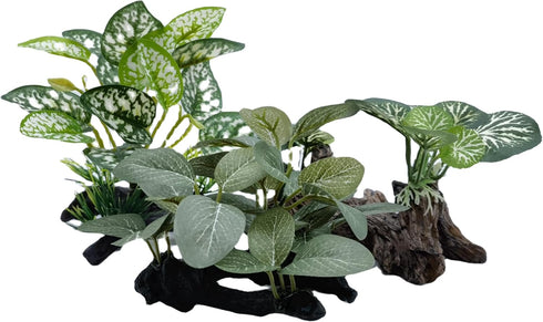 Artificial Fish Tank Plants Silk Aquarium Plant Aquatic Water Grass Foreground Decor (3PCS Green Grasses)...