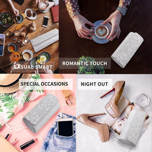 Evening Bags and Clutches for Women Clutch Purse for Women Wedding Party Prom Clutch Shoulder Cross Body Handbag...