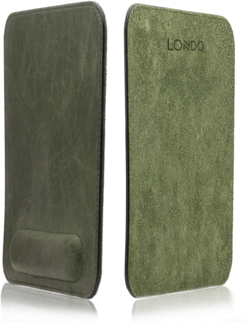 Londo Top Grain Leather Mousepad with Wrist Rest...