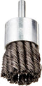 Firepower 1423-2118 Knot Type Crimped Wire End Brush with 1-1/2-Inch Diameter and 1/4-Inch Shank...