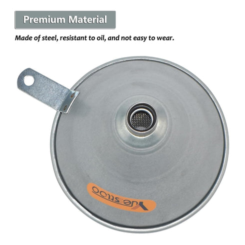 24.8" Steel Bendable Spout Funnel with Filter for All Automotive Oils, Diesel Fuel and Other Liquids, with Gloves...