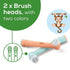 Beurer TB10 Kids Electric Toothbrush Replacement Brush Heads Only - 2 Pack - Milo The Monkey...