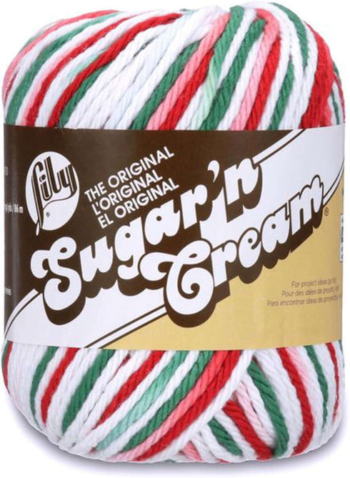 Lily Sugar 'n Cream Yarn - 100% Cotton - Assortment (Holiday 2)......