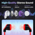 10x Multipack | Earbuds with Microphone, for Schools, Classroom, Libraries, Museums, etc., Wired in-Ear Earphones with Mic for Kids, Teenagers & A...