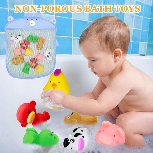 Bath Toys for Babies 6-12 Months - Mold Free Infant Bath Toys for Kids Ages 1-3 2-4 Toddler Baby Toys for 12-18-24 Months Bathtub Tub Water Pool S...