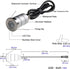 LED In-Ground Well Light,Mini 15° Narrow Beam Angle Spotlight,1W 12V-24V DC,IP67 Waterproof Underground Outdoor Landscape Lightings,Warm White-300...