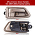 FAERSI 2Pcs Inside Interior Door Handle Front Rear Driver & Passenger Side Replacement for 1997 1998 1999 2000 2001 Toyota Camry Beige/Tan...