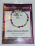 Hidden Hollow Beads Autism Awareness Bracelet, Adult size, Comes packaged...