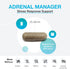 XYMOGEN Adrenal Manager - Energy, Stress Response + Adrenal Gland Support - Adrenal Supplement with L-Tyrosine, Zinc Chelate, Vit B6, Magnesium, P...