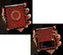 for Samsung Galaxy Z Flip 4 Bling Case,Luxury Bling Glitter Sparkle Cute Gold Square Corner Soft Trunk Cover with Finger Ring Grip Kickstand Phone...