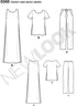 New Look Sewing Pattern Set for Women's Tunic/Top and Pants, A (8-10-12-14-16-18), White...